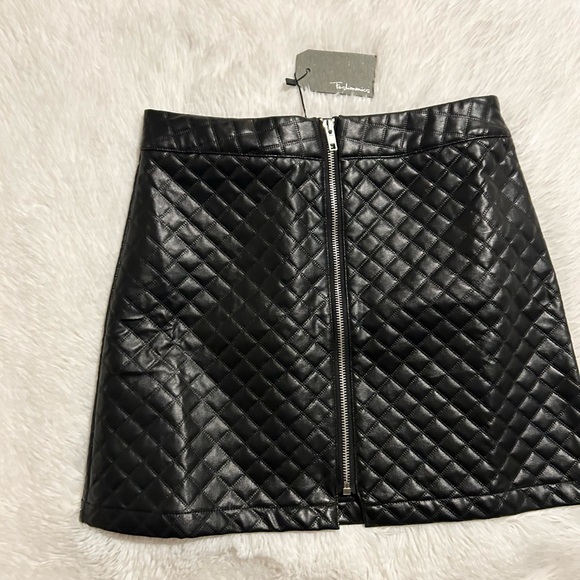 Faux Leather Skirt - Picture 7 of 11